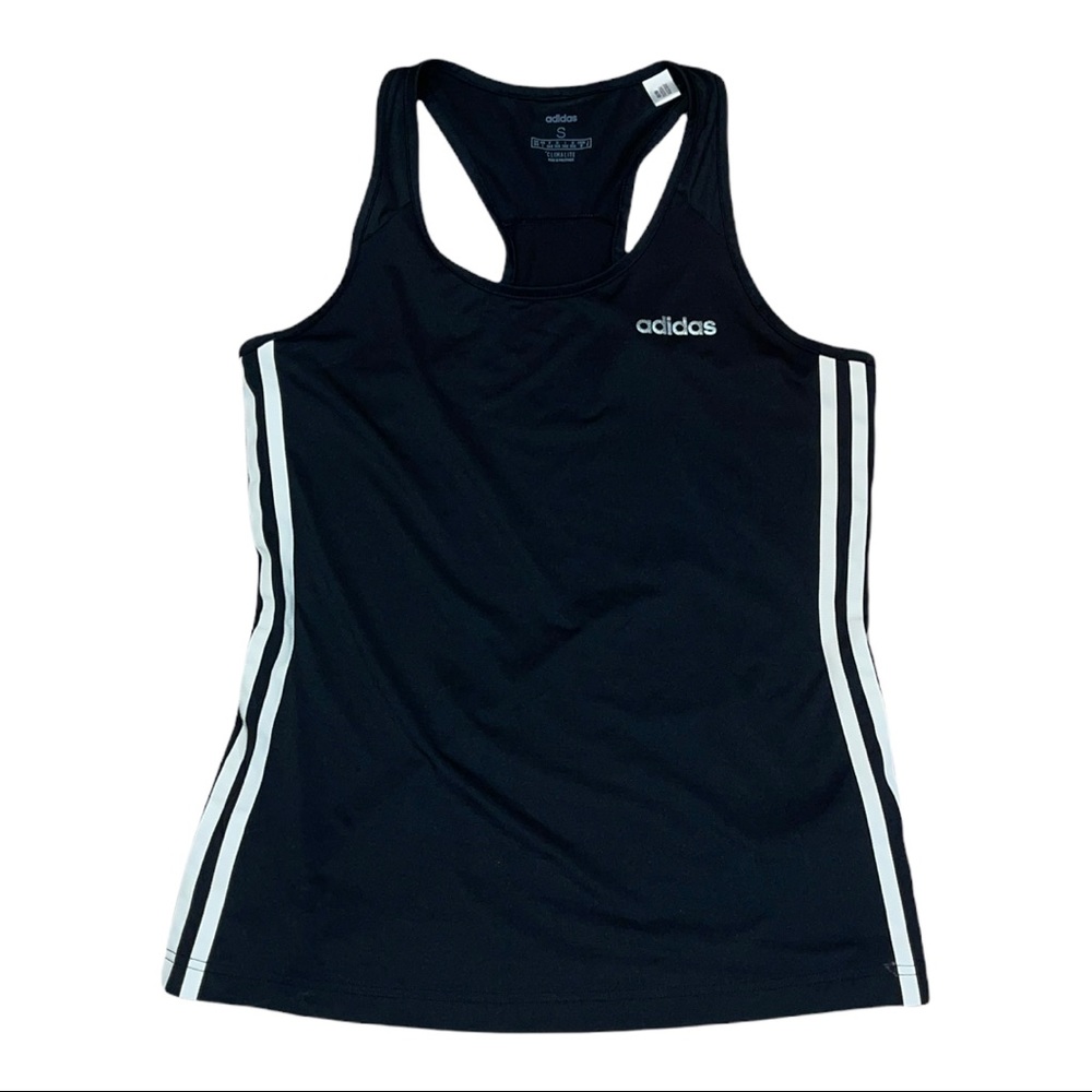 Adidas Women’s Design 2 Move 3-Stripes Racerback Tank Top Size Small - Picture 6 of 8